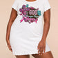 Pink Ribbon Butterfly "My God Is Stronger Than Cancer" Cross Nightdress (XS-5XL) OMFORT