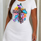 Rainbow Sunflower Faith Butterfly Cross Print Nightdress (XS-5XL) OMFORT