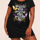 "Positive Mind Positive Vibes Positive Life" Floral Butterfly Nightdress (XS-5XL) OMFORT