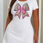 Leopard Rhinestone Pink Bow Print Nightdress (XS-5XL) OMFORT
