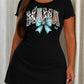 Cow Leopard Print MAMA Turquoise Bow Butterfly Nightdress (XS-5XL) OMFORT