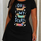 Oh My Stars Patriotic Dachshund USA Flag Print Nightdress (XS-5XL) OMFORT