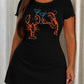 Orange Lobster Martini Cocktail Glass Print Nightdress (XS-5XL) OMFORT