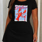 Blue Stripe Frame Red Lobster Bow Letter Nightdress (XS-5XL) OMFORT