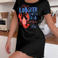 Maine Lobster Lovers Club Bay Harbour Letter Print Nightdress (XS-5XL) OMFORT