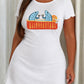 Cocktail Party Canned Sardines Cartoon Print Nightdress (XS-5XL) OMFORT