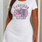 Pink Canned Sardines Lover Club Letter Nightdress (XS-5XL) OMFORT
