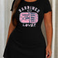 Pink Canned Sardines Lover Club Letter Nightdress (XS-5XL) OMFORT