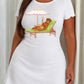 Golden Retriever Pink Beach Umbrella Cocktail Summer Nightdress (XS-5XL) OMFORT