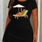 Golden Retriever Pink Beach Umbrella Cocktail Summer Nightdress (XS-5XL) OMFORT