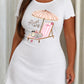 "Soft Plans Only" Cat Sunglasses Pink Striped Beach Chair Nightdress (XS-5XL) OMFORT