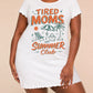 "Tired Moms Summer Club" Palm Tree Beach Letter Print Nightdress (XS-5XL) OMFORT