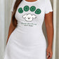 Green Cartoon Puppy "Human Best Friend" Letter Nightdress  (XS-5XL) OMFORT
