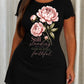 Still Standing God Is Faithful Pink Peony Script Nightdress (XS-5XL) OMFORT