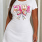 Glitter Gradient MAMA Cow Print Bow Nightdress (XS-5XL) OMFORT