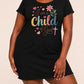 I Am A Child Of God Cross Floral Heart Letter Nightdress (XS-5XL) OMFORT