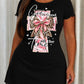 Leopard Bow Cross "God Is Good All The Time" Nightdress (XS-5XL) OMFORT