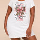 Leopard Bow Cross "God Is Good All The Time" Nightdress (XS-5XL) OMFORT