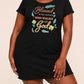 "Blessed Is The Woman Who Walks With God" Leaf Dove Embroidery Nightdress (XS-5XL) OMFORT
