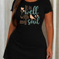 "It Is Well With My Soul" Bird Tulip Script Embroidery Nightdress (XS-5XL) OMFORT