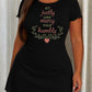 Act Justly Love Mercy Walk Humbly Wreath Heart Embroidery Nightdress (XS-5XL) OMFORT