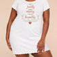 Act Justly Love Mercy Walk Humbly Wreath Heart Embroidery Nightdress (XS-5XL) OMFORT