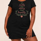 Act Justly Love Mercy Walk Humbly Wreath Heart Embroidery Nightdress (XS-5XL) OMFORT