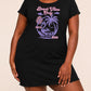 Beach Vibes Only Purple Flamingo Palm Tree Summer Nightgown (XS-5XL) OMFORT