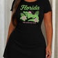 Florida Crocodile Hibiscus Sunshine State Print Loungewear (XS-5XL) OMFORT
