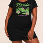 Florida Crocodile Hibiscus Sunshine State Print Loungewear (XS-5XL) OMFORT