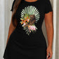 Jungle Leopard Palm Orchid Tropical Floral Nightdress (XS-5XL) OMFORT