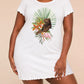 Jungle Leopard Palm Orchid Tropical Floral Nightdress (XS-5XL) OMFORT