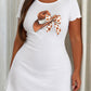 Cowgirl Hat Cow Print Bow Rhinestone Effect Print Nightdress (XS-5XL) OMFORT