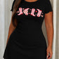 Pink Cowboy Boots Bow Heart Coquette Print Sleep Dress (XS-5XL) OMFORT