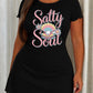 Salty Soul Pastel Shell Pearl Daisy Cartoon Print Nightgown (XS-5XL) OMFORT