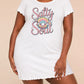Salty Soul Pastel Shell Pearl Daisy Cartoon Print Nightgown (XS-5XL) OMFORT