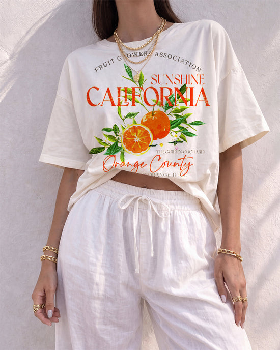 "Sunshine California Orange County" T-Shirt OMFORT