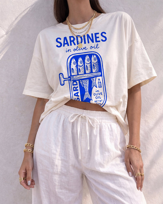 "Sardines in Olive Oil" Vintage Graphic T-Shirt OMFORT
