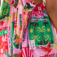 Calloway Multi Tropical Print Strapless Dress OMFORT