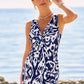 Pearlescent Waves Abstract Midi Dress OMFORT