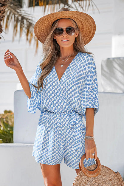 Perspective Ornate Romper OMFORT