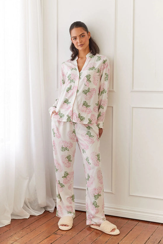 Maggie Pyjama Set - Long - Hydrangea Pink OMFORT