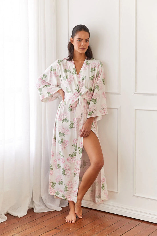 Alice Kimono Robe - Hydrangea Pink OMFORT