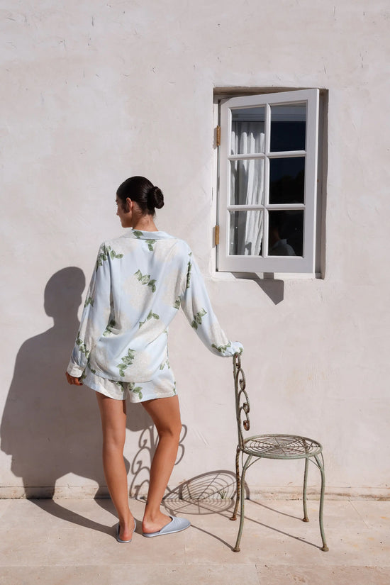 Abigail Sleep Set - Long Sleeve - ECOVERO - Heirloom Hydrangea OMFORT