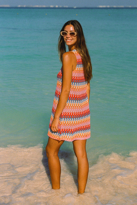 Poolside Mini Dress In Mandala OMFORT