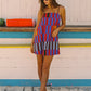 Ramie Mini Dress In Ataya OMFORT