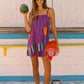 Ramie Mini Dress In Ataya OMFORT