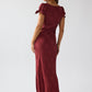 Kimmie Maxi Dress in Red-Brown OMFORT