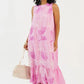 Ruffle Hem Maxi, Petal Pink OMFORT