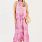 Ruffle Hem Maxi, Petal Pink OMFORT